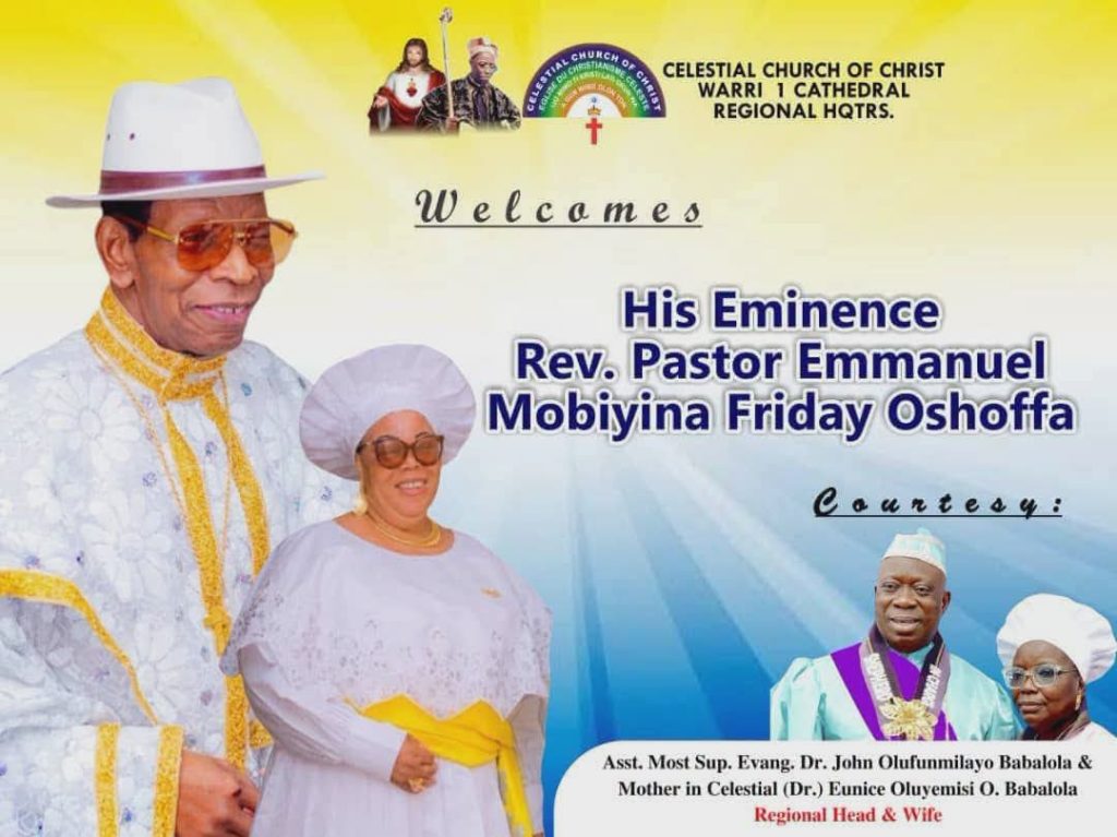E.M.F BEGINS PASTORAL WORKING VISIT TO EDO/DELTA STATES E.M.F BEGINS PASTORAL WORKING VISIT TO EDO/DELTA STATES