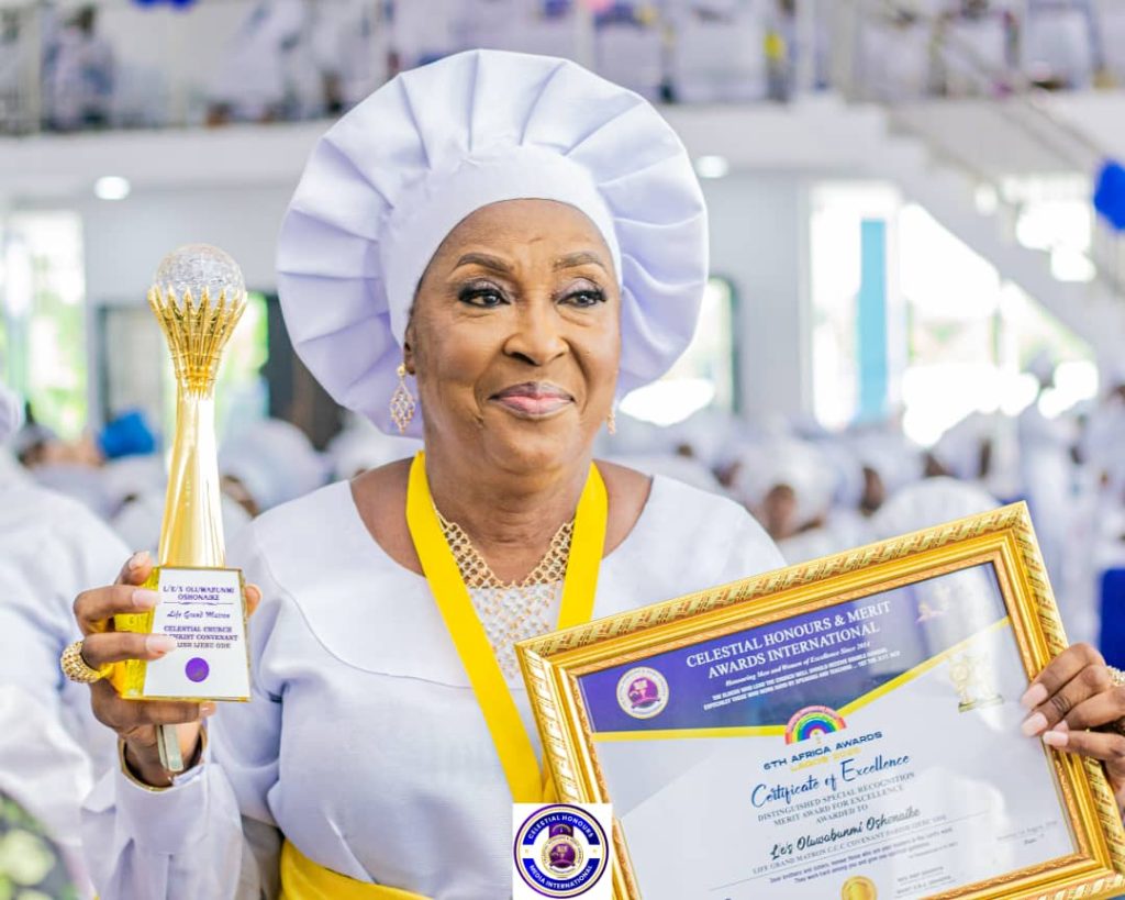 CELESTIAL HONOURS AND MERIT AWARDS INTERNATIONAL BESTOWS SPECIAL MERIT AWARD ON MC OLUBUNMI OSHONAIKE … As She Dedicates Magnificent Cathedral CELESTIAL HONOURS AND MERIT AWARDS INTERNATIONAL BESTOWS SPECIAL MERIT AWARD ON MC OLUBUNMI OSHONAIKE … As She Dedicates Magnificent Cathedral