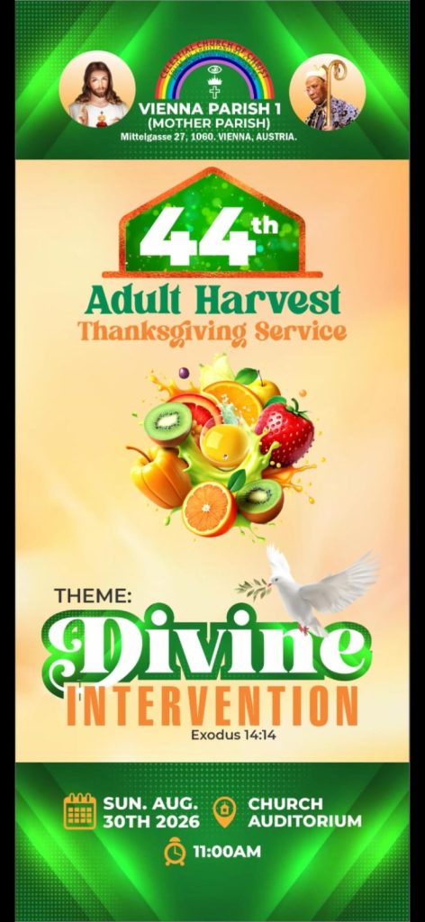 C.C.C VIENNA 1 (MOTHER PARISH), AUSTRIA, WARMS UP FOR HARVEST OF “DIVINE INTERVENTION” 2 MyCelestialApp 1005743541 MyCelestialApp